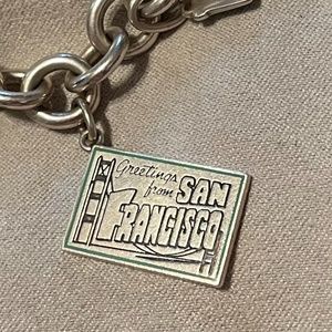 Tiffany San Francisco Post Card Charm